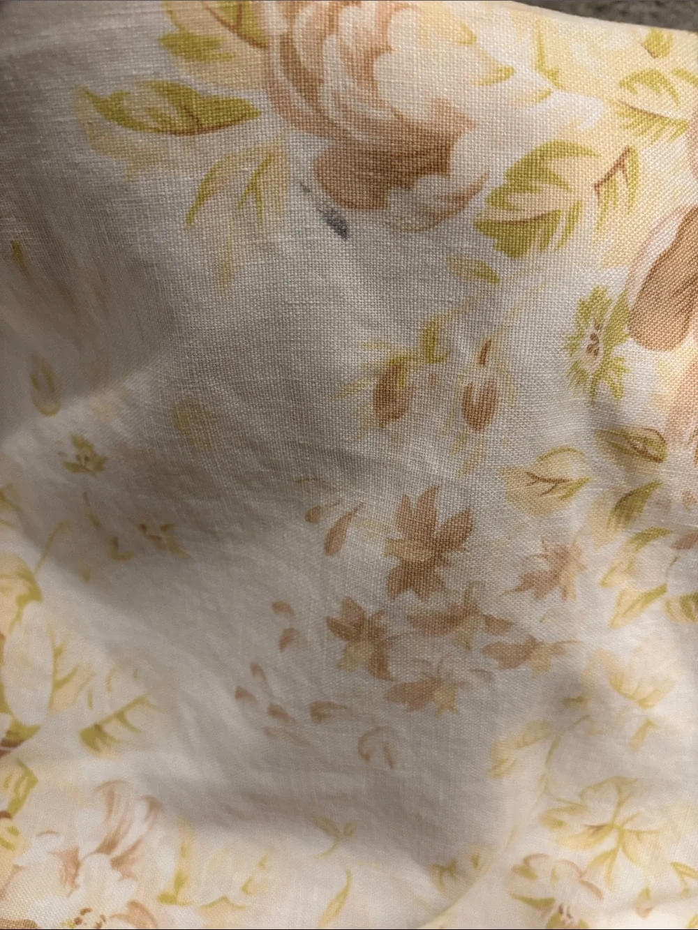 Pottery Barn Hadley Floral Linen Cotton Blend King Duvet Cover and Shams